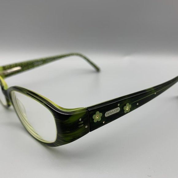 Coach Lannie Bottle Green Oval Glasses - Picture 4 of 10